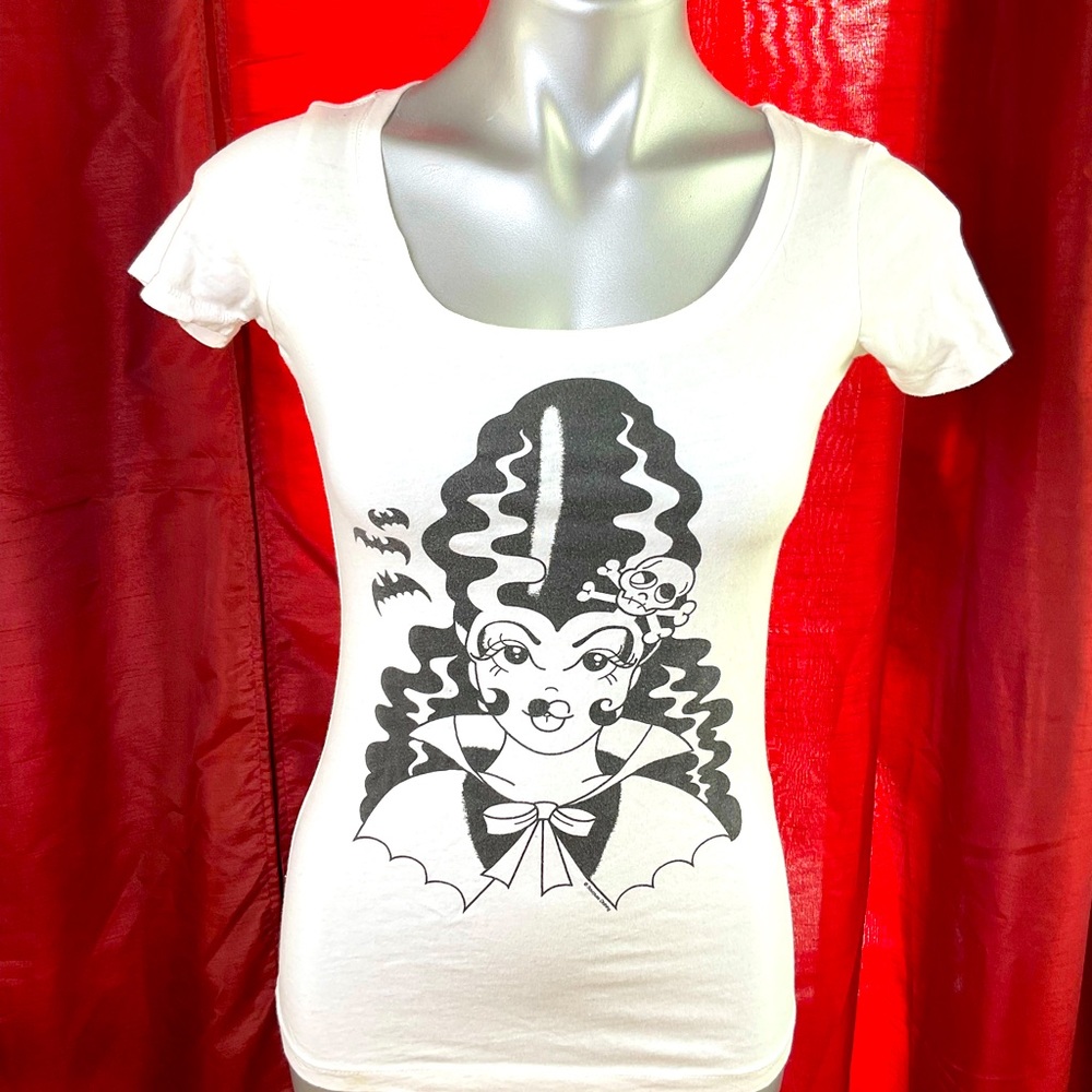 Sourpuss bride of Frankenstein T-shirt